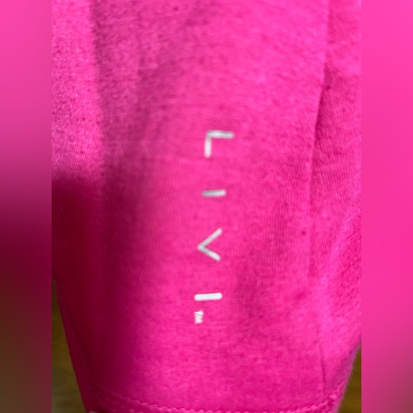 Livi Active Vibrant Pink and Black Women’s Hoodie - Picture 6 of 7